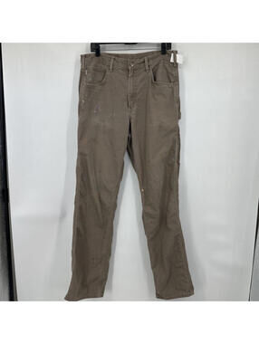 Men's Carhartt Distressed Loose Fit Taupe Jeans 34x34